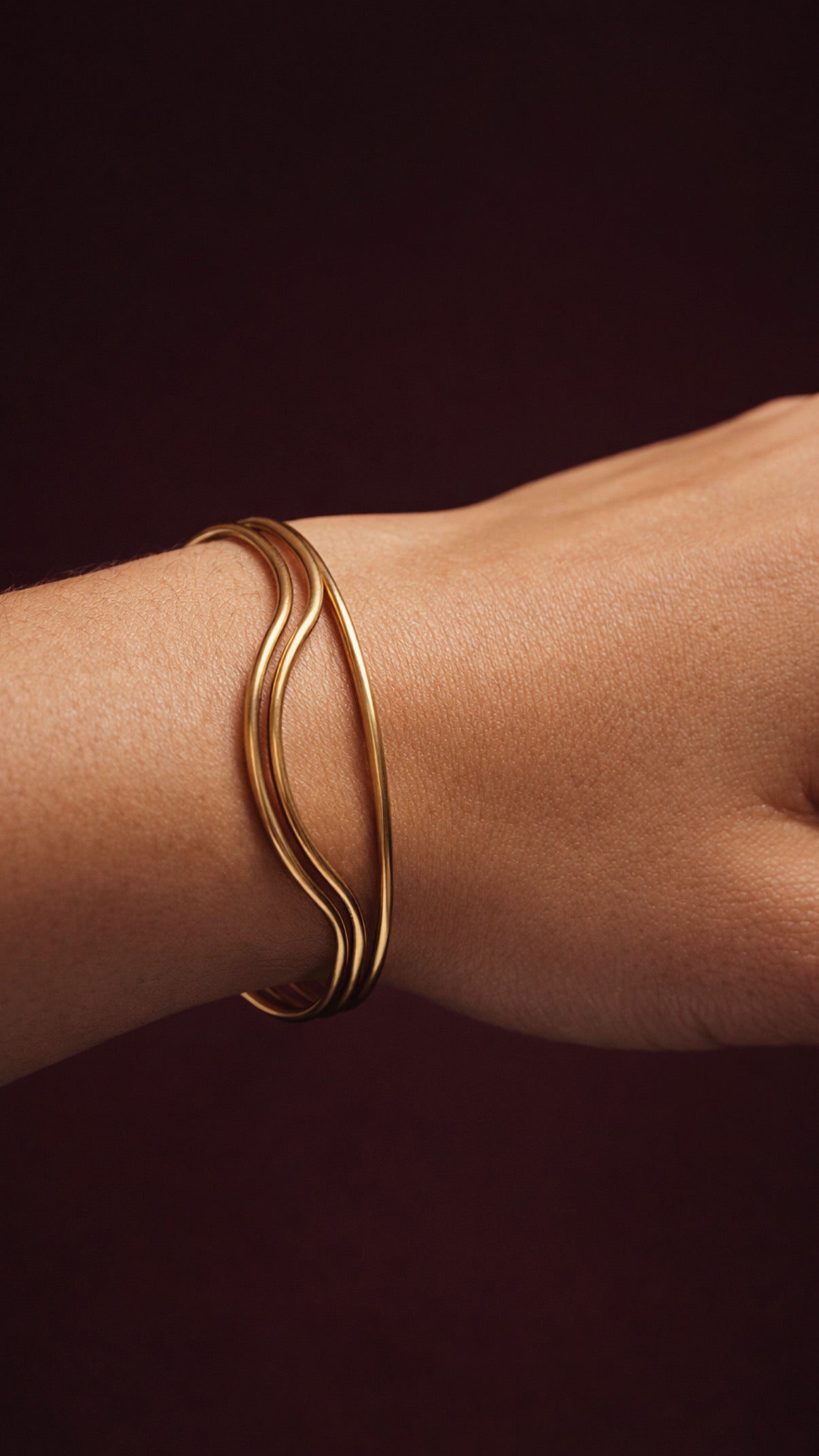 Flow Dual Wave Bracelet